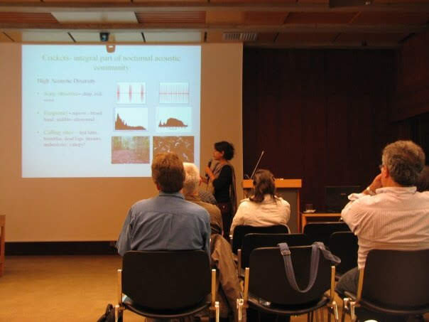 Manjari presenting at her first IBAC conference, Lisbon 2009